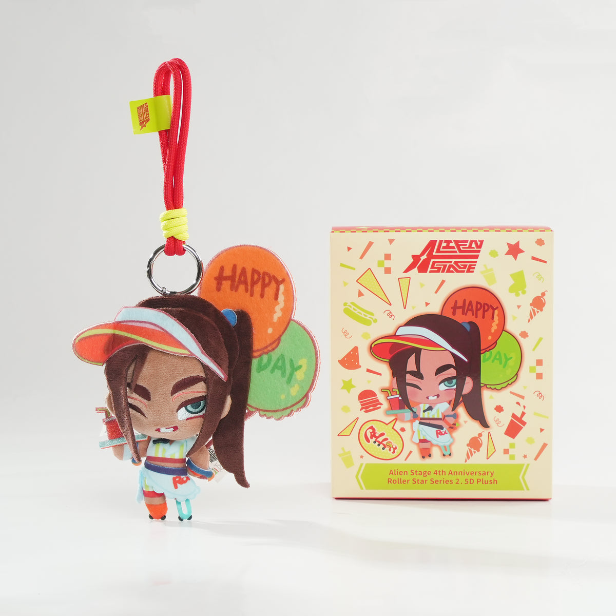 ALIEN STAGE 4th Anniversary Roller Star 2.5D Plush Pendant Blind Box product image 1