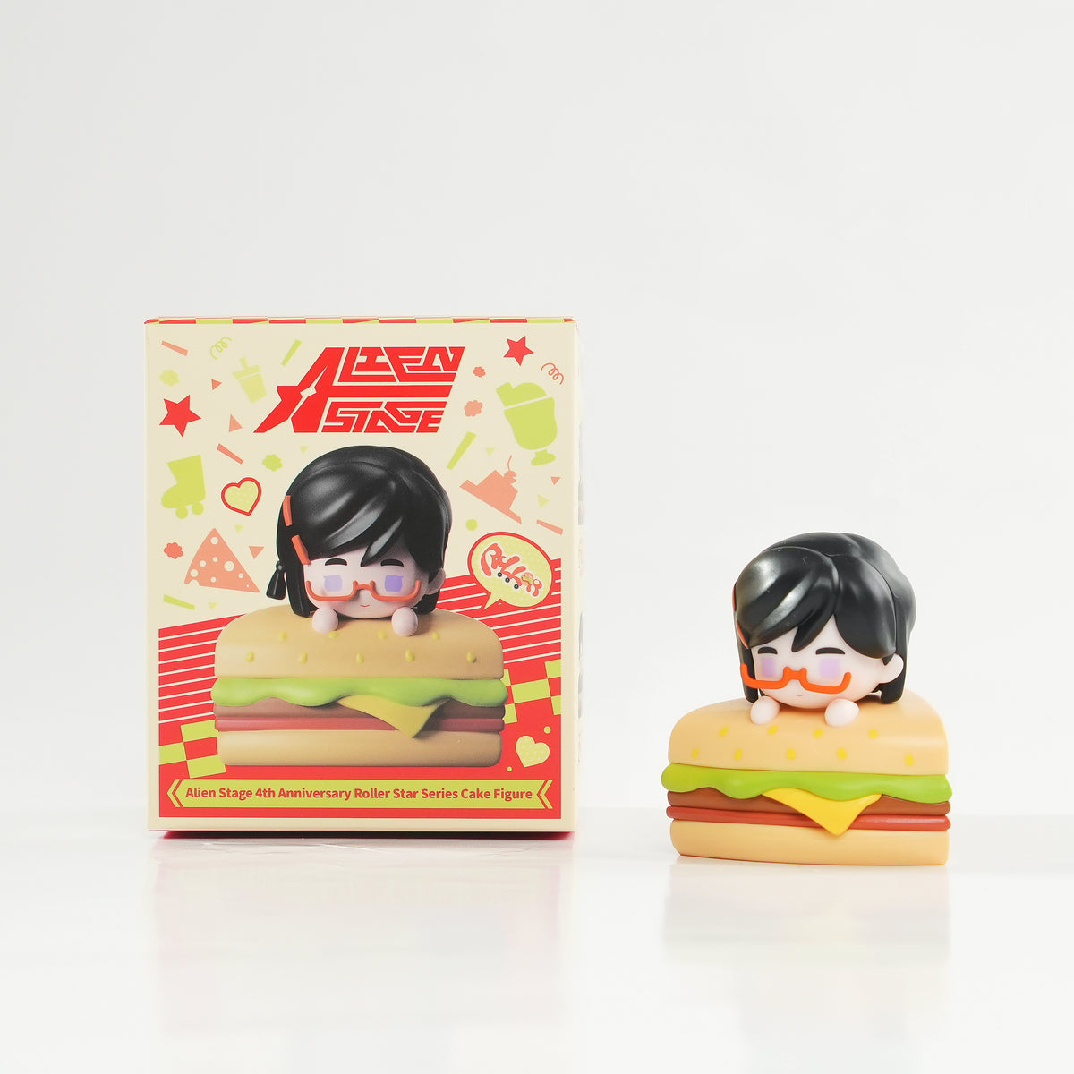 ALIEN STAGE 4th Anniversary Roller Star 6-in-1 Cake Mini Figure Blind Box product image 1