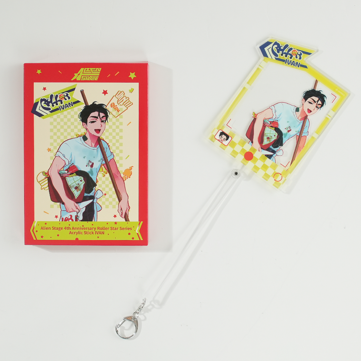 ALIEN STAGE 4th Anniversary Roller Star Ivan Acrylic Photo Stick product image 1