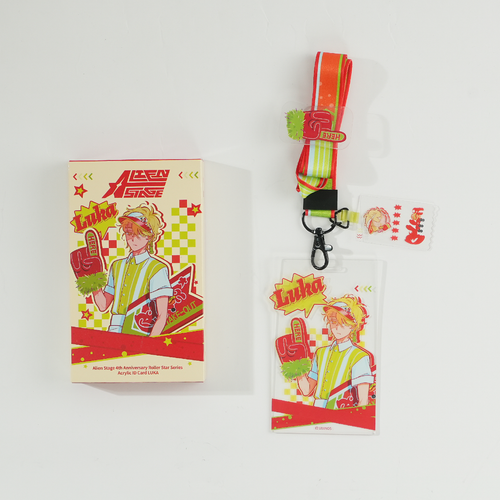 ALIEN STAGE 4th Anniversary Roller Star Luka Acrylic ID Badge Lanyard product image 3