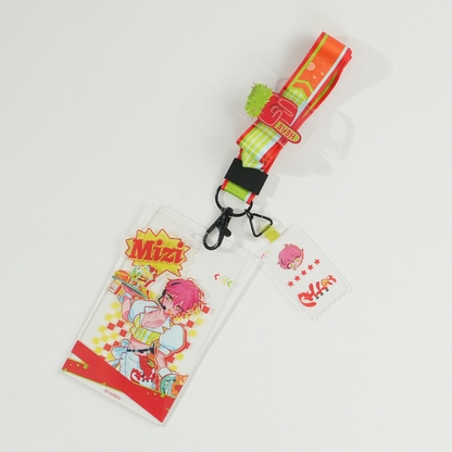 ALIEN STAGE 4th Anniversary Roller Star Mizi Acrylic ID Badge Lanyard product image 2