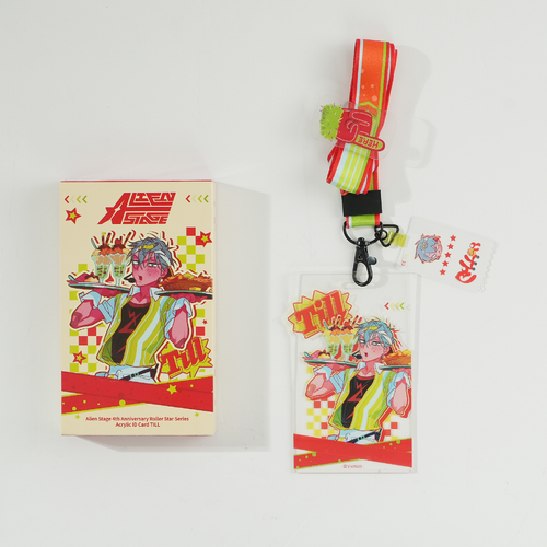 ALIEN STAGE 4th Anniversary Roller Star Till Acrylic ID Badge Lanyard product image 1