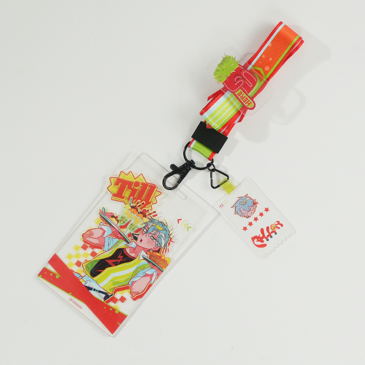 ALIEN STAGE 4th Anniversary Roller Star Till Acrylic ID Badge Lanyard product image 2