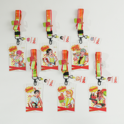 ALIEN STAGE 4th Anniversary Roller Star Till Acrylic ID Badge Lanyard product image 3