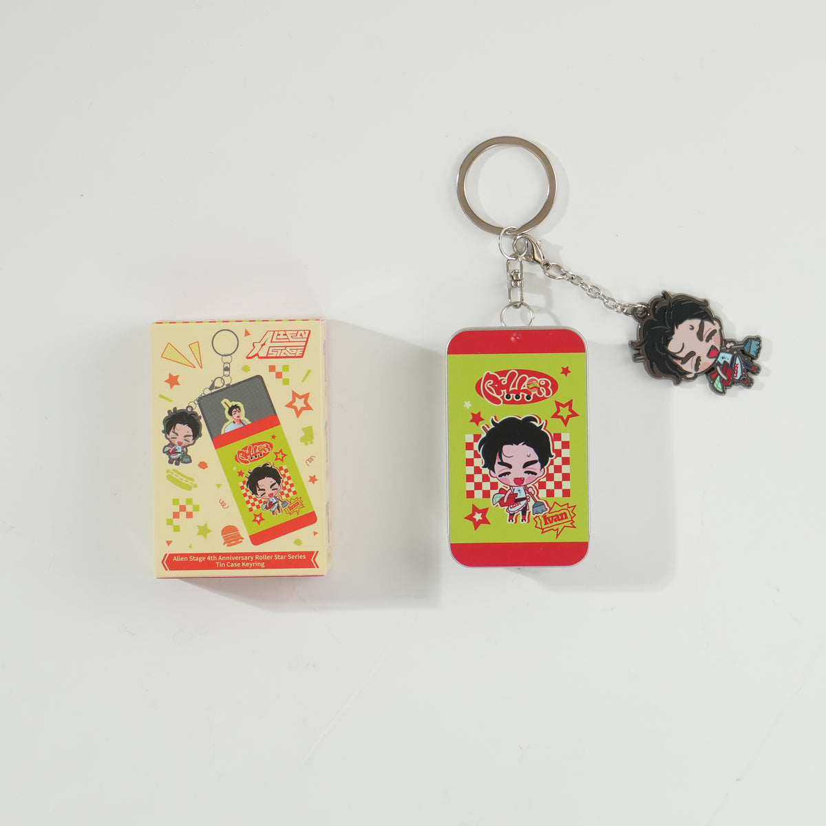 ALIEN STAGE 4th Anniversary Roller Star Tin Box Keychain Blind Box product image 7